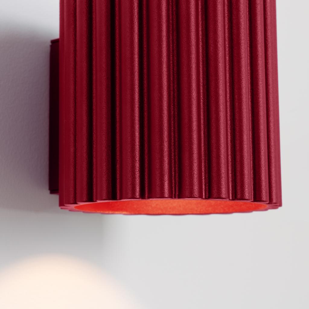 Kinkiet Aura 1 G9 Burgund Alu Sollux Sl.1821