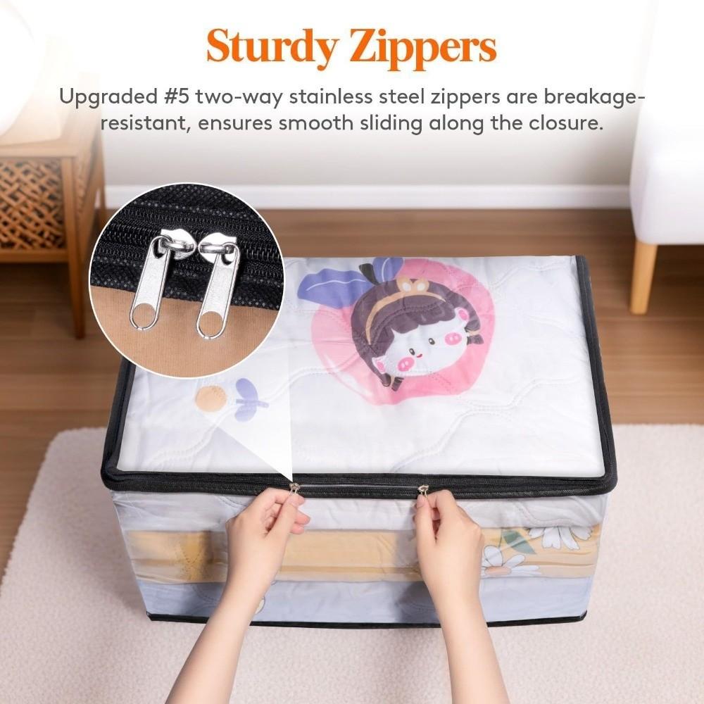 Foldable Quilt Storage Bag Large Capacity Clothing Storage Bag  Household Organizer