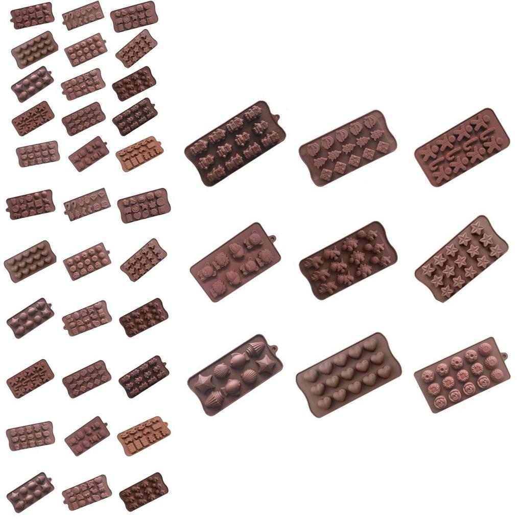 Versatile Christmas Silicone Cake Chocolate Moulds Perfect For Festive Diy Baking Projects