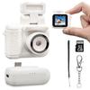 Mini Digital Camera Screen Charging Base Lightweight 27g Keychain Set 6 Filters Included Compact Digital Camera 1080P/1.44-inch (32GB + Included)