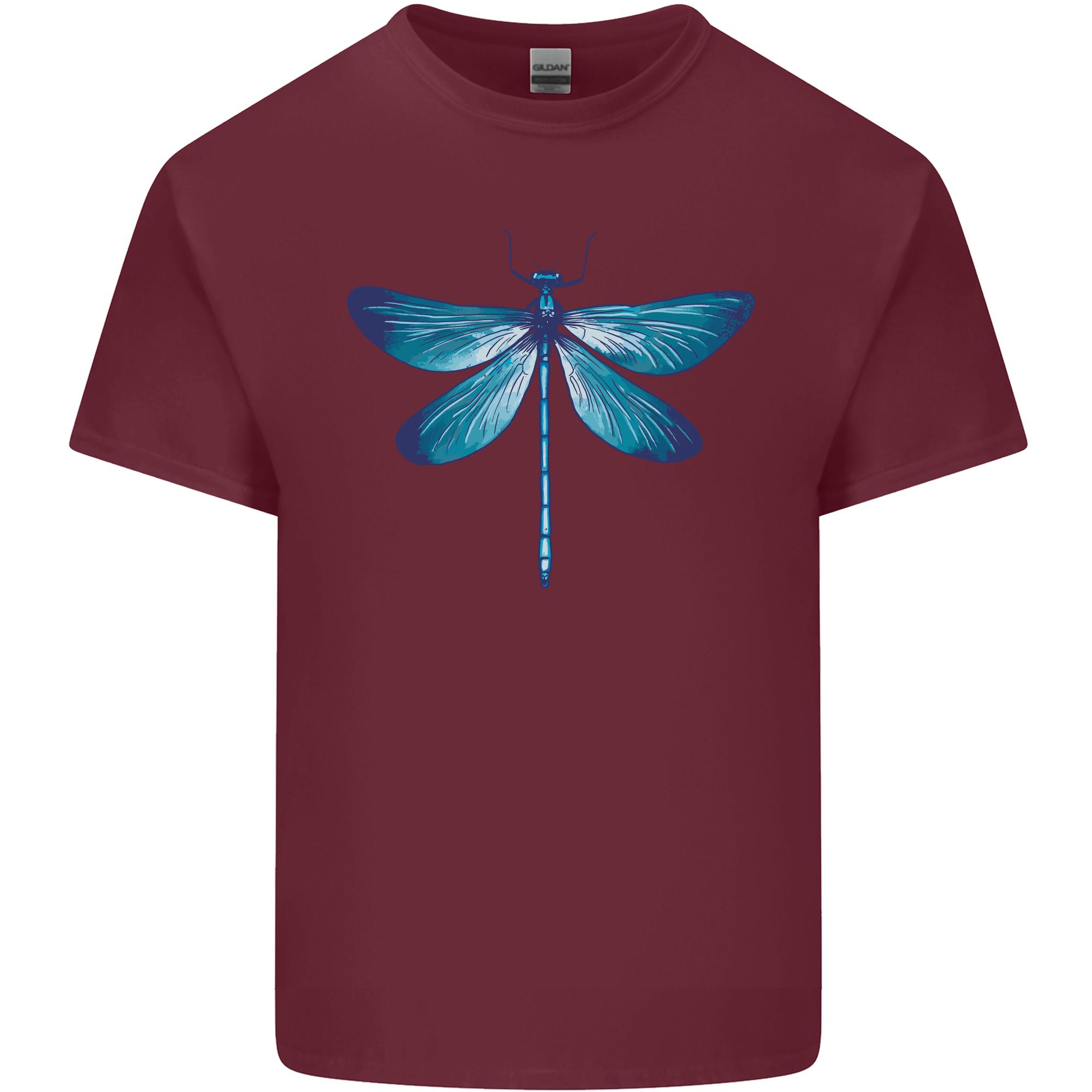 A Blue Dragonfly Unisexs Light Cotton TShirt S