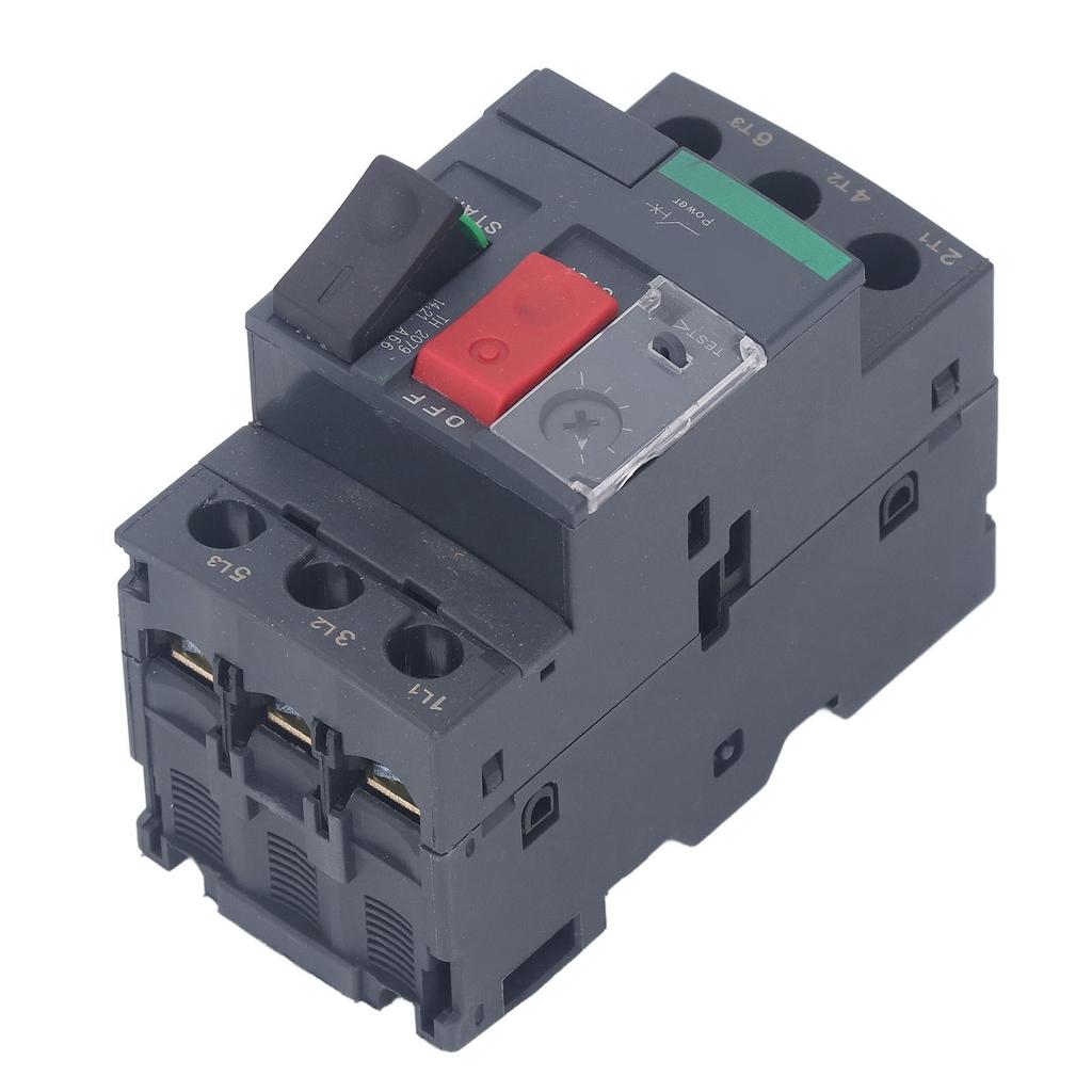 Motor Circuit Breaker 35mm Rail Mount Thermal Magnetic Type Motor Overload Protection Switch AC 690V GV2‑ME07 1.6‑2.5A