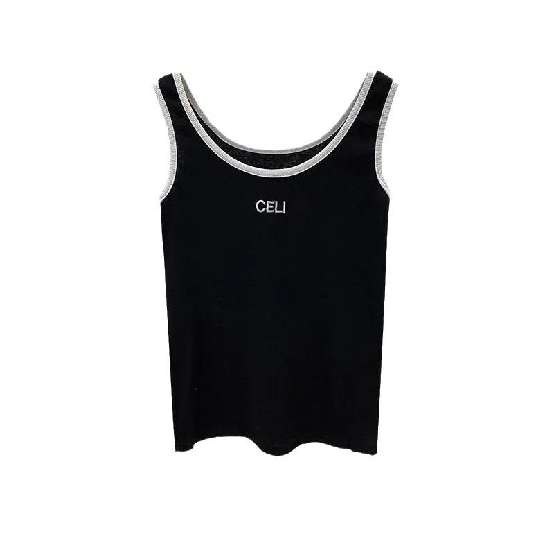 Damski sportowy top na ramiączkach: Seksowny letni top bez rękawów