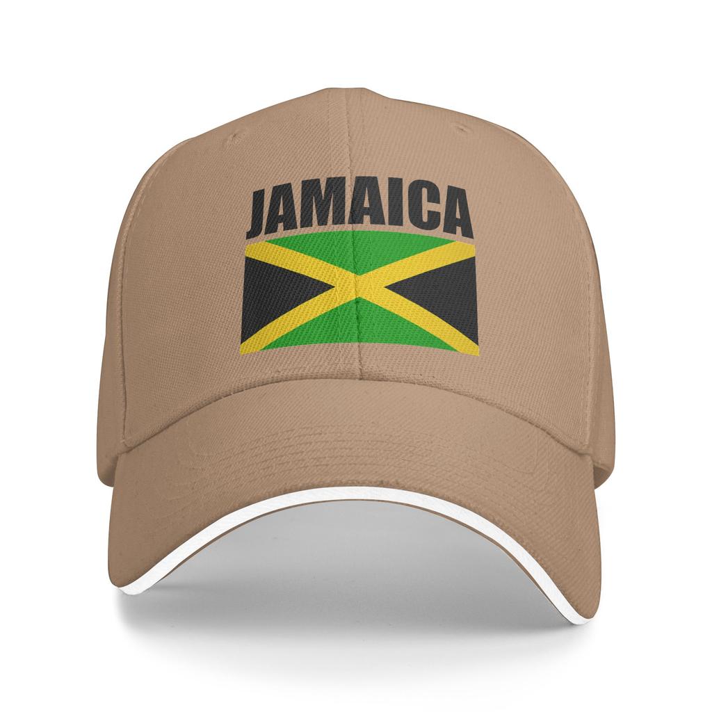 Summer Jamaican Flag Love Jamaica Baseball Cap Outdoor Gym Stylish Print Sun Trucker Hat Unisex Adult SunProof Snapback Cap