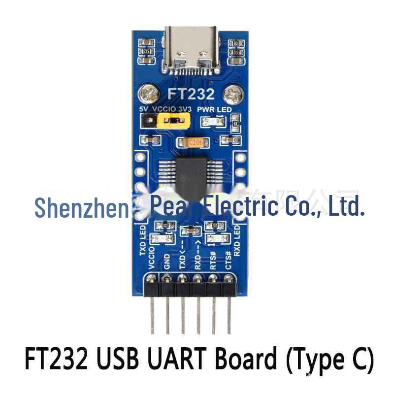 Type-C To UART (TTL) Serial Communication Module with PL2303/FT232/CP2102 Chipsets