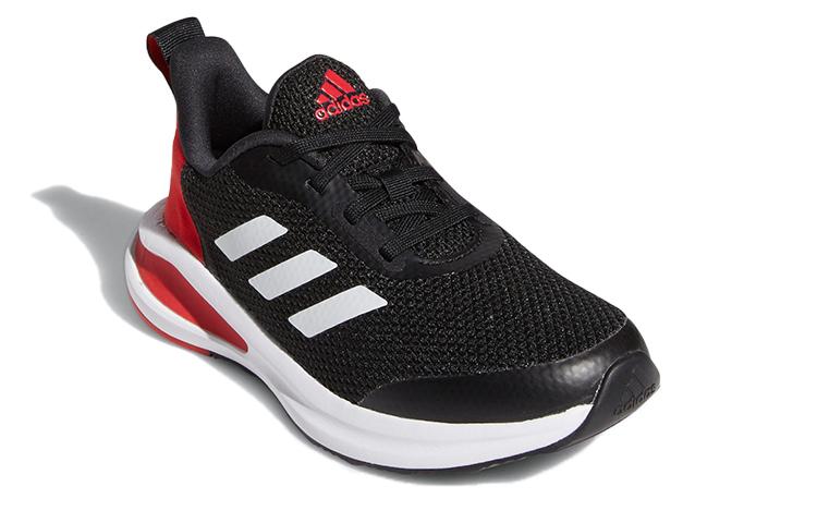 adidas Fortarun Breathable Low Top Kids' Running Shoes Black White Red Kids' FY7911