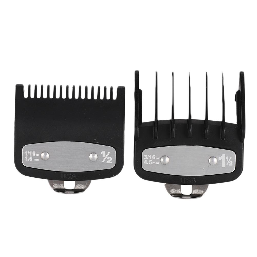 2pcs Professional Comb Guide Set Hair Clipper Spare Parts Hairstyling Limit Combs Accessory