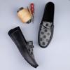 Fashion Casual Leather Men's Loafers Street Style Slip On Flats Handmade Casual Shoes for Man Moccasins Super Soft Men Driving Footwear