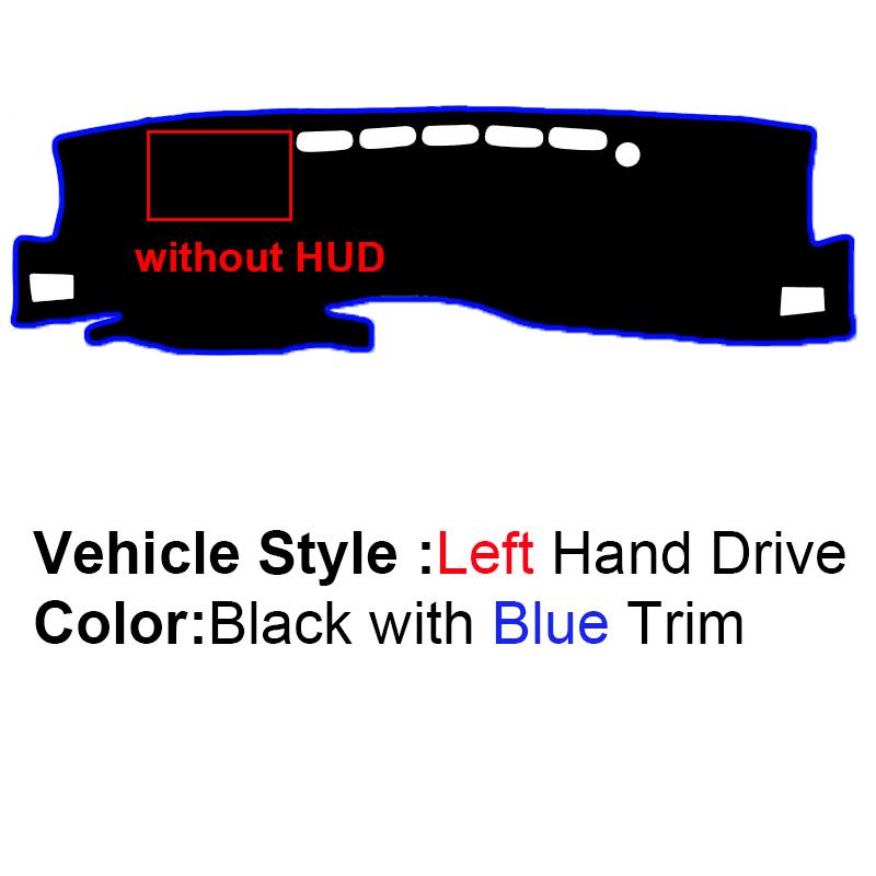 2 Layer Car Dashboard Cover Carpet For Toyota Avalon    LHD RHD Rug Pad Carpet Dashmat Sun Shade Car Decoration