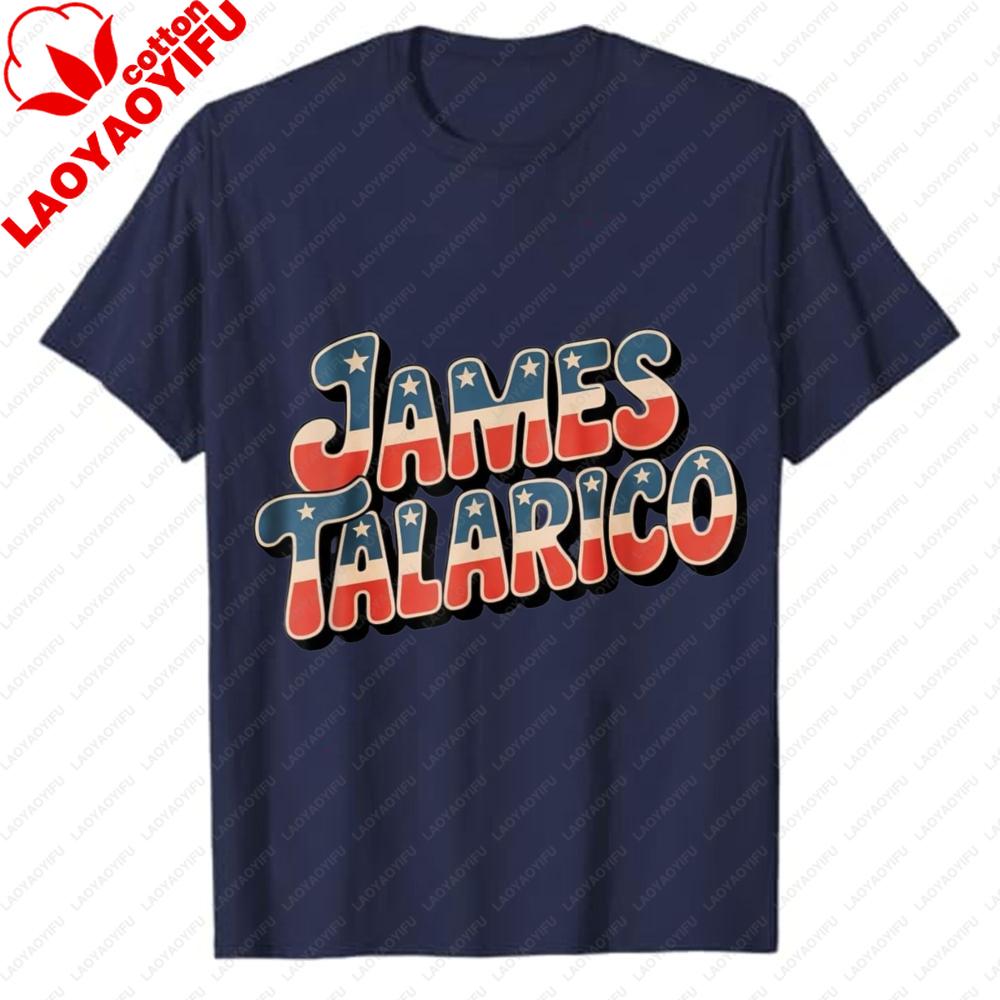 James Talarico Texas Democrat Political Campaign Supporter TShirt Yk Tops Harajuku Shirts for Women Vintage Aesthetic Clothes
