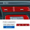 Carbon Fiber Interior Sticker for Chevrolet Camaro 2010-2011 AC Panel Cover