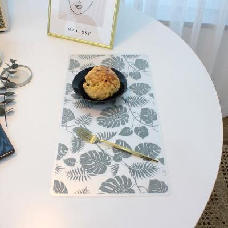 Monstera Noble Silicone Table Mat 1P lime