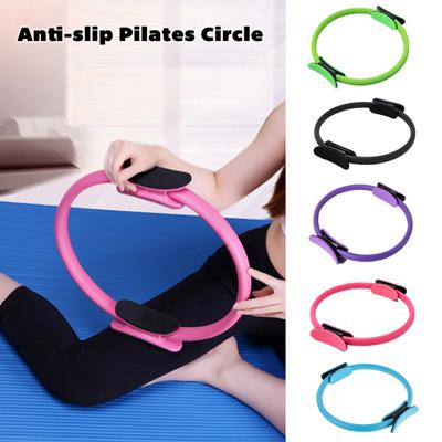 Pilates-Ring mit rutschfestem Griff, Beckenboden-Muskeltrainer, Oberschenkel-Workout-Toner, elastisches Widerstandsband, Pilates-Kreis, Heim-Fitnessgerät