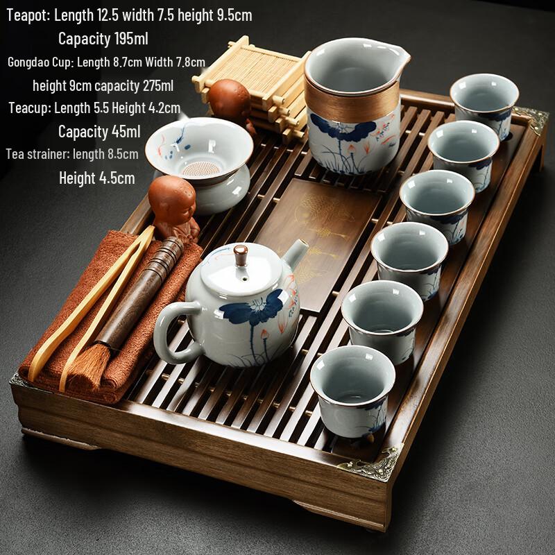 

Chaxun Zisha Ceramic Kung Fu Tea Set
