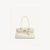 Baguette bag new a shoulder armpit bag leather niche design briefcase