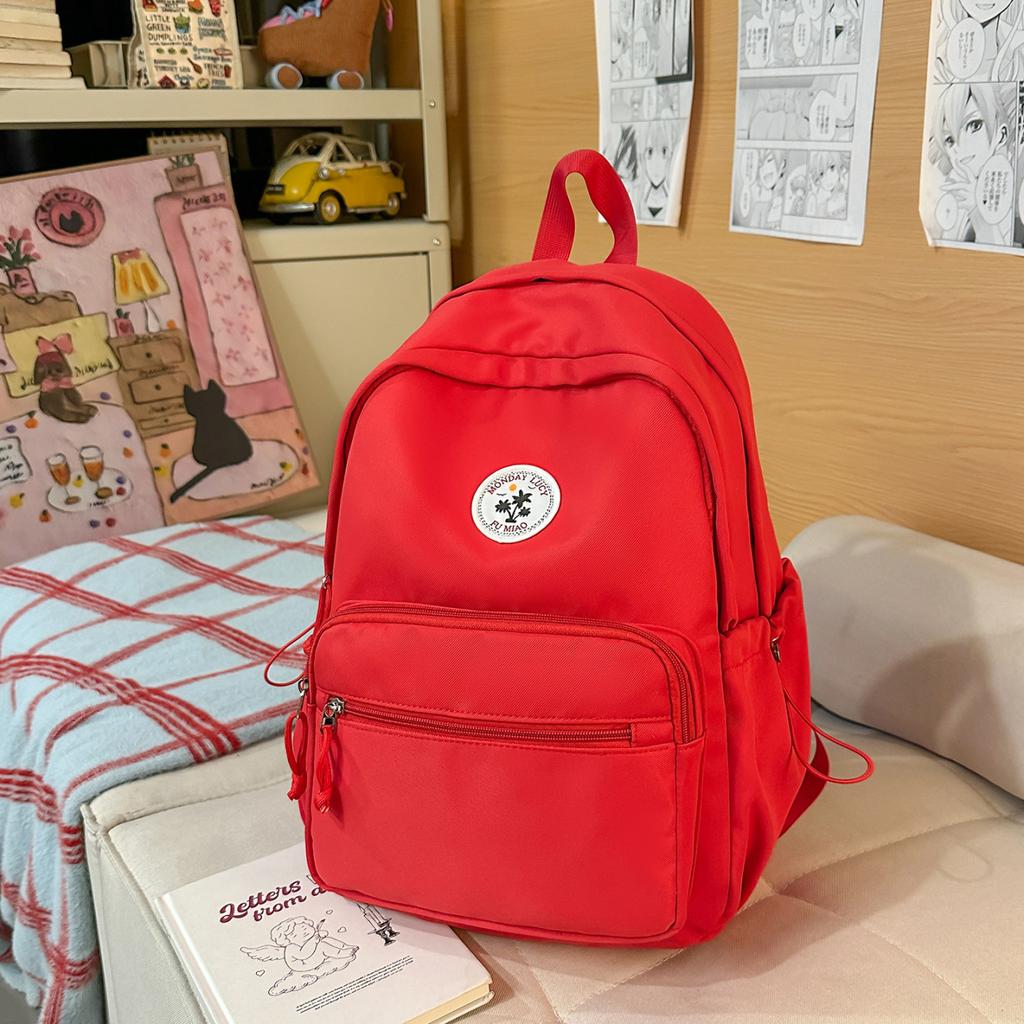 Schoolbag New Large Capacity Backpack ins College Style Girl Versatile Casual Backpack High Value Student School Bag