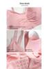 Seamless Plus Size Nursing Bra - Adjustable Front Buckle, Push-up, Postpartum, for Pregnant Women