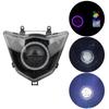 Motorcycle Angel Eye RGB Headlight Wick LED App Control For Yamaha WR 125 X R WR125 X/R  2009–2016 Motocross Modified HeadLamp