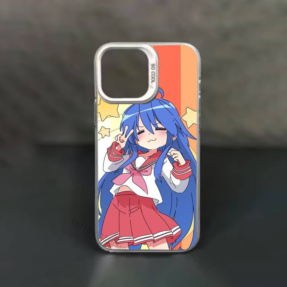 Konata Izumi L-Lucky S-Star Handyhülle für iPhone 17 11 12 Pro Max Plus Mini Air SE 16e 14 15 16 13 Soft Shell