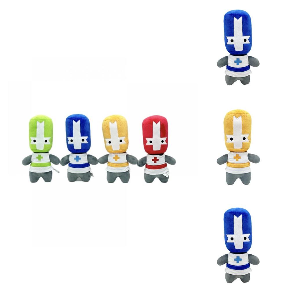 Entzückendes Castle Crashers Plüschtier Süße Doktor-Figur Weiche Stoffpuppe 26cm