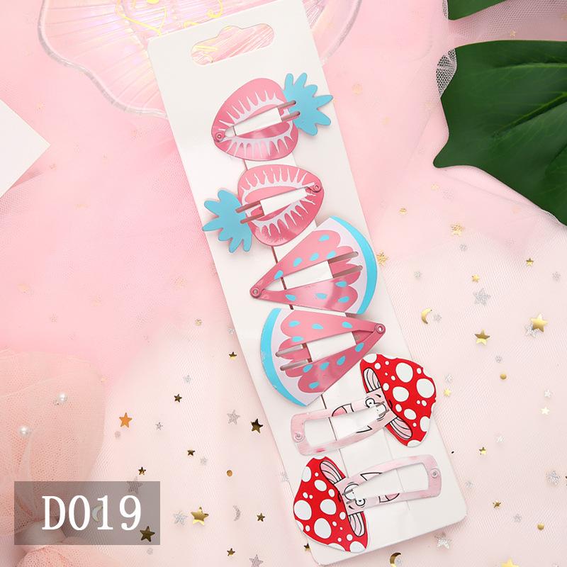 Kawaii Cartoon Fruit BB Clip Baby Children Hair Clips Bobby Pin Barrettes Accessories For Girls Kids Hairpins Hairgrip Headdress