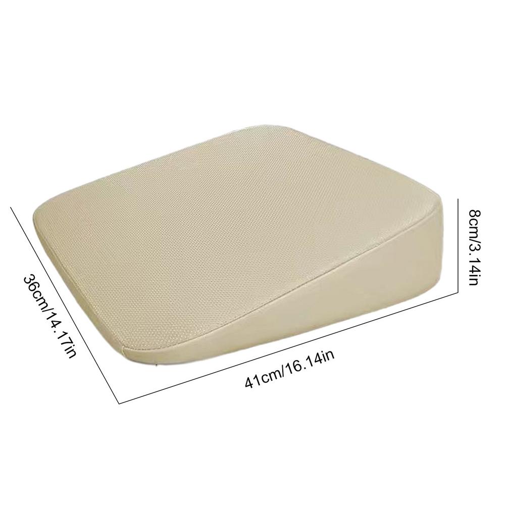 Wedge Seat Cushion 6/8CM Ergonomic Heightening Sloping Seat Booster Cushion Improve Driving Vision For Car Office Seat
