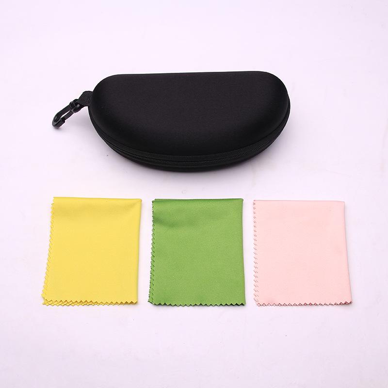 

Pressure-Resistant Glasses Case with Cloth Set 5038 with One Glasses Cloth