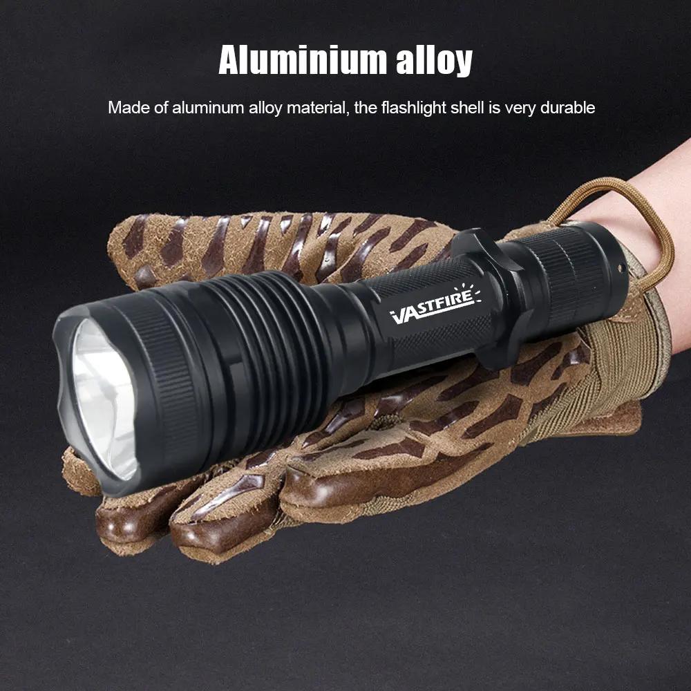 Tactical Hunting Flashlight Red Green LED Waterproof Flashlight Torch Outdoor Lighting with Gun Mount +Switch Rechargeable Lamp