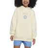 Nike Sportswear Club Fleece Soft Comfortable Loose Warm Hooded Sweatshirt Kids Sweatshirt Coconut-Milk University-Grey HJ3371-113