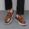 Casual Men's Leather Shoes Tassel Classic Style Business Leisure Daily  Party Plus Size 38-48 Casual Sports Shoes HOT