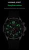 OFNS Men's Waterproof Quartz Chronograph with Silicone Strap and Steel Band, Business Calendar, and Small Second Display.
