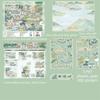 Self Adhesive Miniature Scene Sticker Set Waterproof 3D Street View Stickers