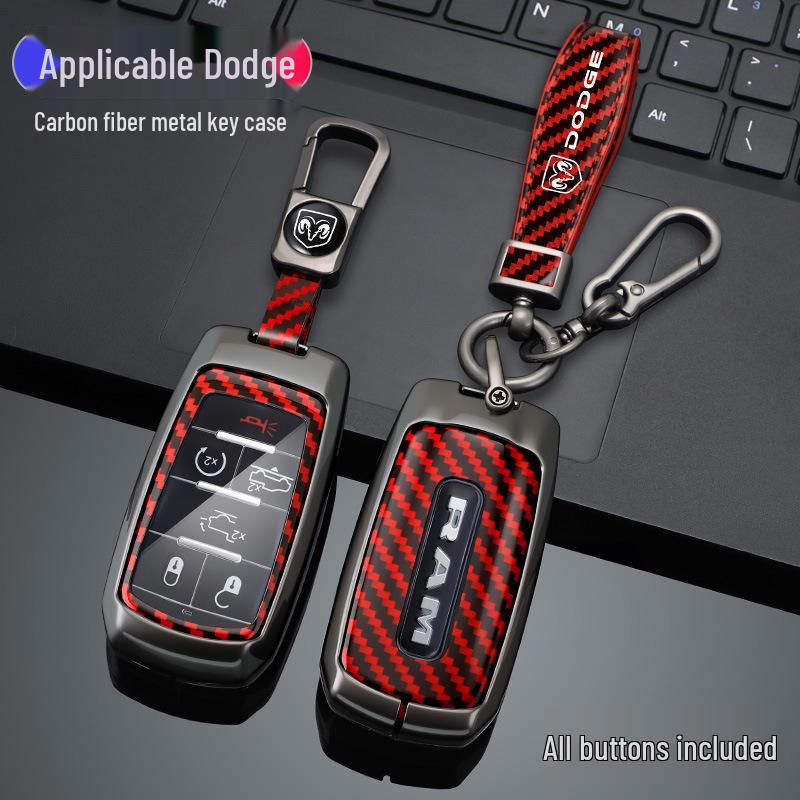 Full-Cover Key Shell for Dodge Journey, RAM 1500/2500/3000, Chrysler