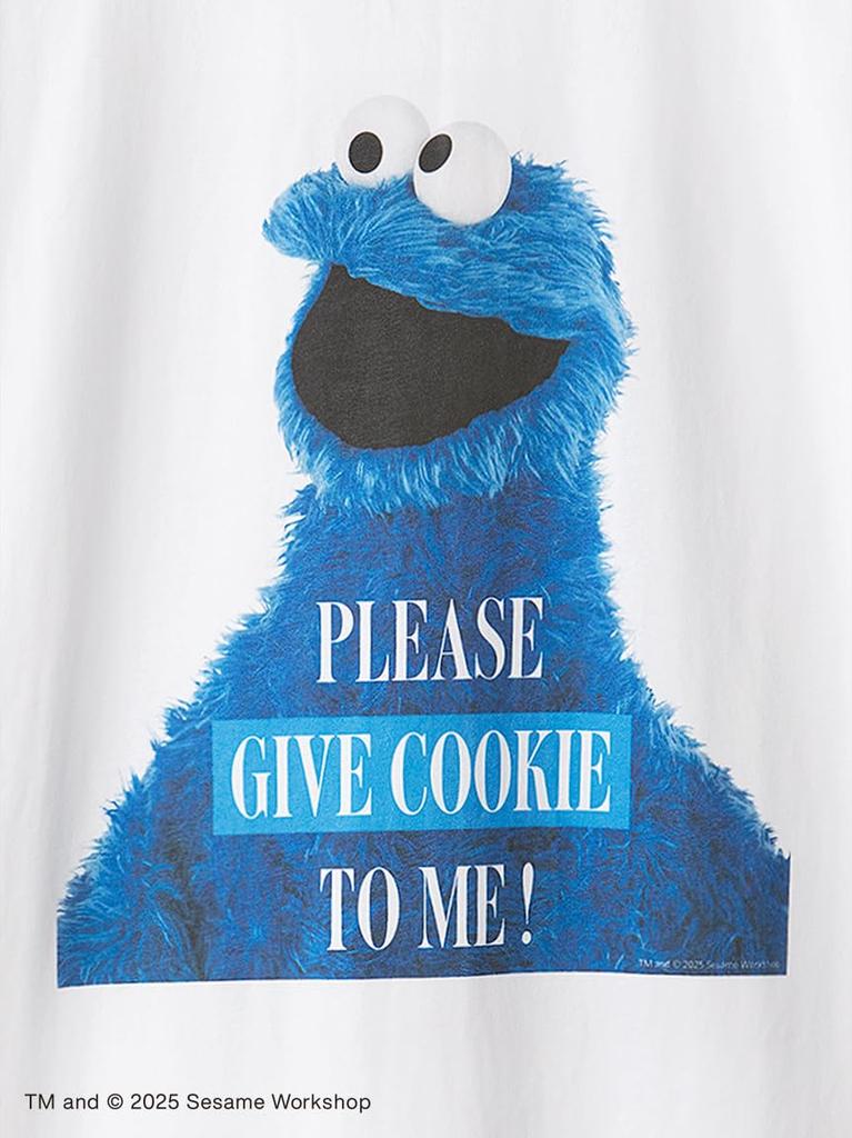 Sesame Street Market Up Photo T-Shirt SSMUCT256422WHTM