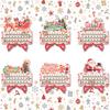Creative Christmas Gift Wooden Countdown Calendar for Desk, Rustic Holiday Decoration with Reusable Sliding Date Marker, Living Room Fireplace