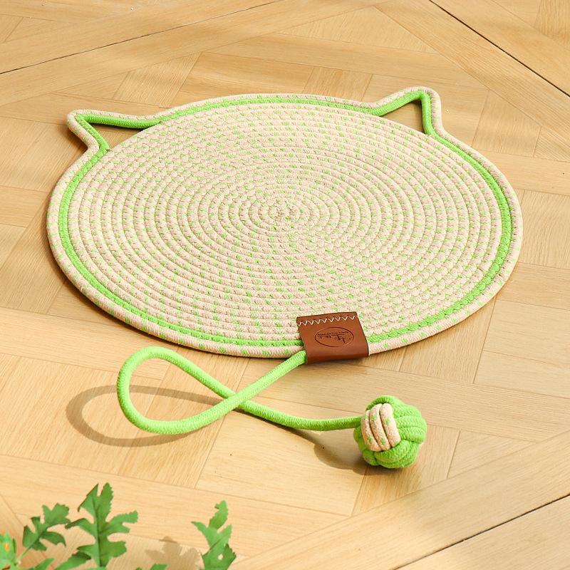 Round Shape Cat Scratcher Mat Sofa Furniture Protector Claw Care Cat Scratching Board Pet Supplies For Indoor
