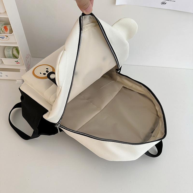 School bag new cartoon school bag cute cute children travel small backpack personality creative soft waxy girl travel backpack