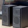 1 Pair Computer Speakers USB Powered Surround Sound Natural Wood Enclosure Wired Desktop Loudspeakers for Laptop