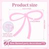 72Pcs Bows Drink Tags Bow Drink Tag Charm Engagement Party Goblet Glass Accessories Anniversary Decoration Birthday Party Gifts