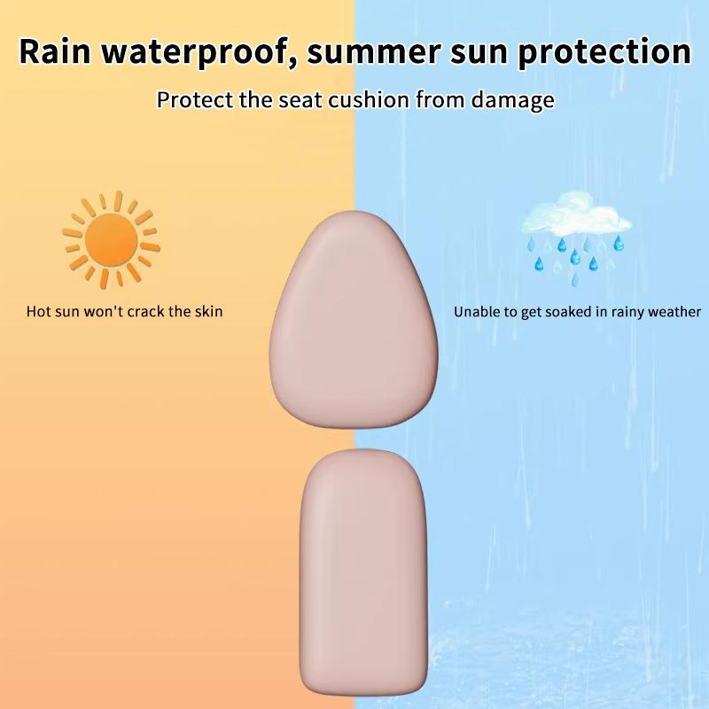 

1 шт. Мотоциклетне сидіння, килимок для сидіння, аксесуари, чотири сезони, чохол на сидіння електромобіля, сонцезахисний козирок, водонепроникний, накладка на сидіння автомобіля, чохол Pink Rear