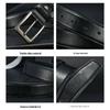 Men's Genuine Leather Belt - High-End Business & Casual Style, Needle Buckle, Suitable for Middle-Aged and Young Men.