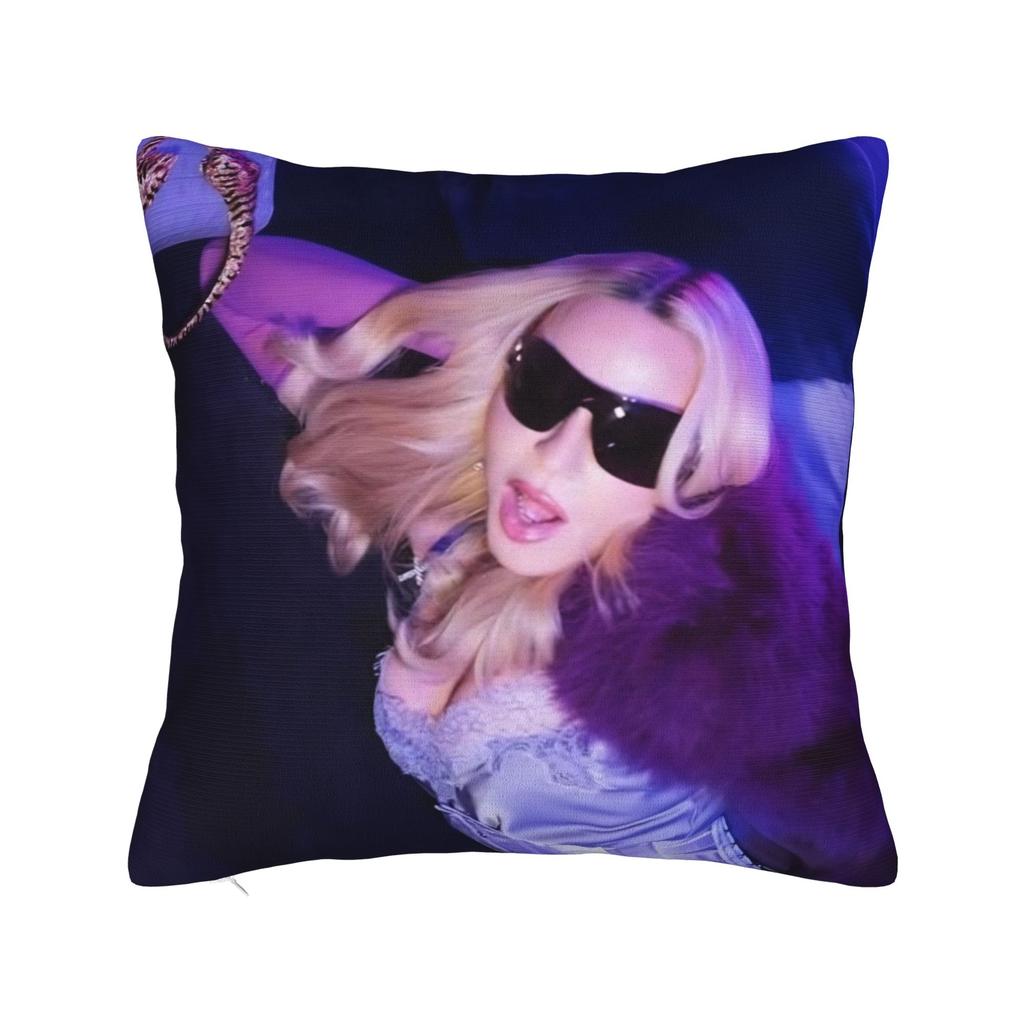 Singer Madonnas Confessions II Pillowcase Double-sided Printing Cushion Cover Gift Throw Pillow Case Cover Home Square 45X45cm