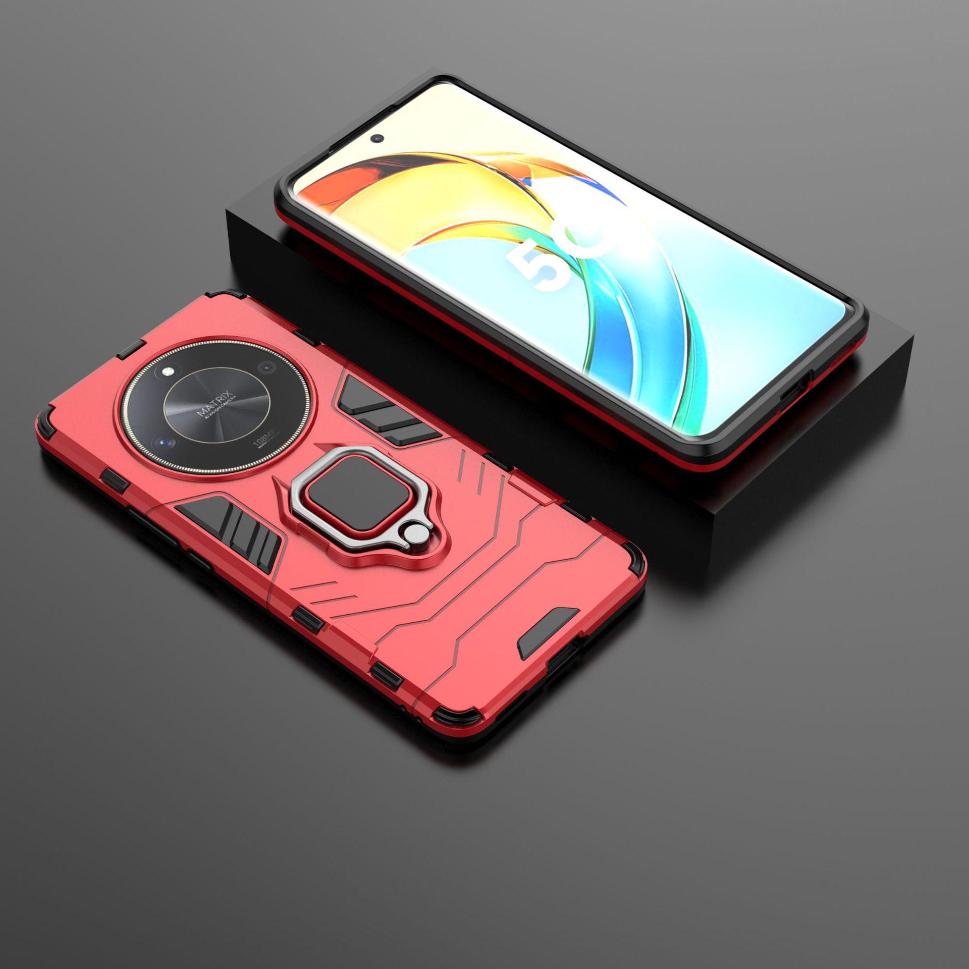 

Чехол для телефона Honor 9X Lite Черная Пантера: Защитный полный комплект, устойчивый к падениям, с кронштейном 8X MAX Honor MAGIC3 красный