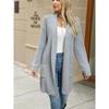 Women's Autumn and Winter Cardigan Casual Loose Lapel Long Sweater