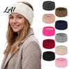 Knitted Headband with Fleece Lining Winter for Women Soft Lined Thermal Hair Running Gear Women Band Thickened Plush Ear Warmer Cold Weather Outdoor