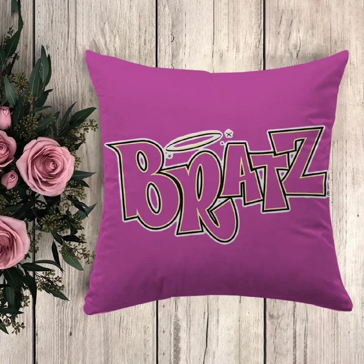 Подушка Аниме Bratz Angelz Декор для автомобиля Подушки Домашний декор Декоративные подушки s Подушка   Наволочки z,(3) 30x30cm