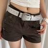 Original Design Pu Leather Belt For Women With Star Embellishments For Casual Dresses