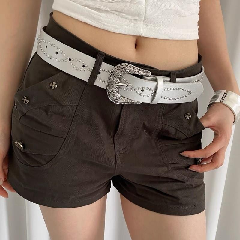 Original Design Pu Leather Belt For Women With Star Embellishments For Casual Dresses