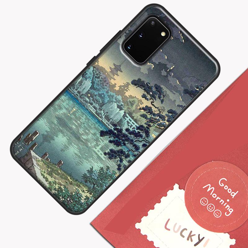 Japanese Ukiyo-e Art Phone Case For Samsung Galaxy S26 S25 Ultra S20 S21 S22 S23 S24 S10 Plus S25 FE Cover Shell