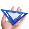 Triangle Ruler Aluminum Drafting Triangle Square Ruler 45/90 Degree Right Angled Woodworking Math Geometry Tool
